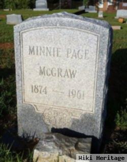 Minnie Page Mcgraw