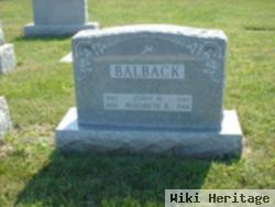 John H Balback