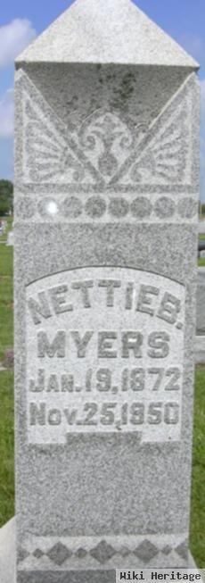 Nettie B Cotterman Myers