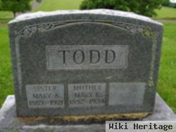 Mary A Todd