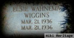 Elsie Wahnema Wiggins