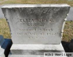 Elizabeth G Clark