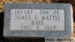 Infant Son Hays