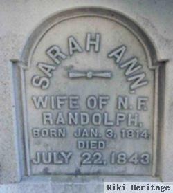 Sarah Ann Randolph