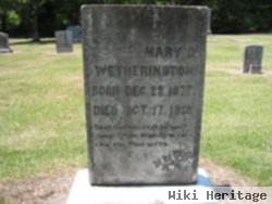 Mary Wetherington