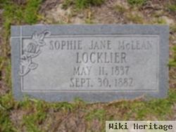 Sophie Jane Mclean Locklier