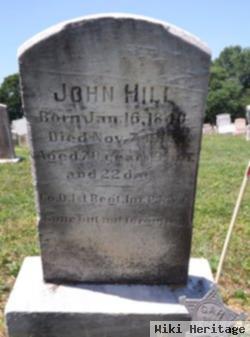 Pvt John Hill