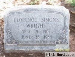 Florence Elona Simons Wright