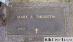 Mary R Thurston