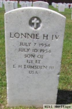 Lonnie H Lumsden, Iv