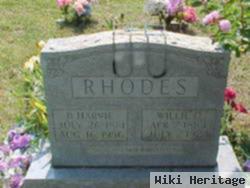 Willie Dee Hall Rhodes