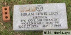 Pfc Hiram Lewis Lucy