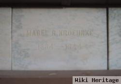 Mabel R Robinson Kroehnke