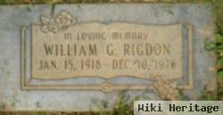 William G Rigdon