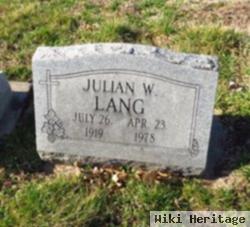 Julian W. Lang