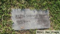 Anna Retta Shriver Fisher