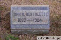 John D Bertolette