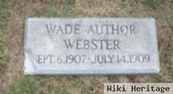 Wade Author Webster