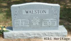 Benny Wayne Walston