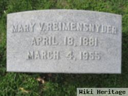 Mary V Reimensnyder