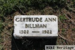 Gertrude Ann Billman