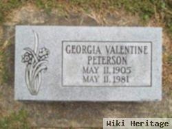 Georgia E Valentine Peterson