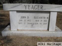 John D Yeager