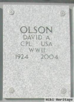 David A Olson