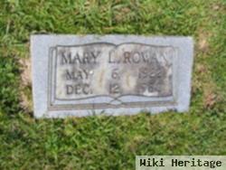 Mary L Rowan