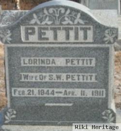 Lorinda Louisa Hampton Pettit