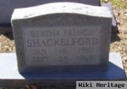 Bertha French Shackelford