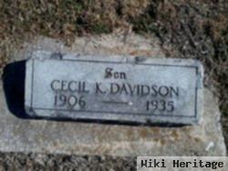 Cecil K. Davidson