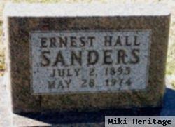 Ernest Hall Sanders