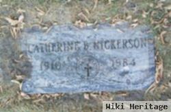 Catherine B Nickerson