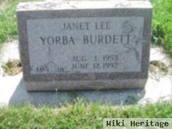 Janet Lee Yorba Burdett