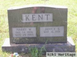 Harry W Kent