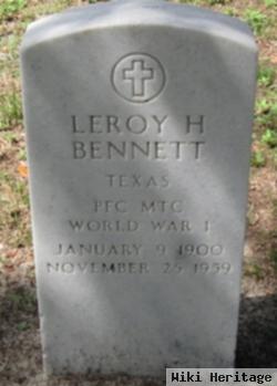 Leroy H Bennett