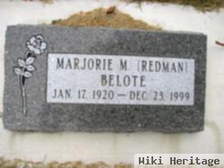 Marjorie M Redman Belote