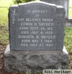 Edwin H Snyder