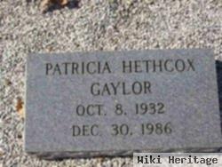 Patricia Hethcox Gaylor