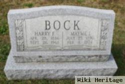 Harry Franklin Bock