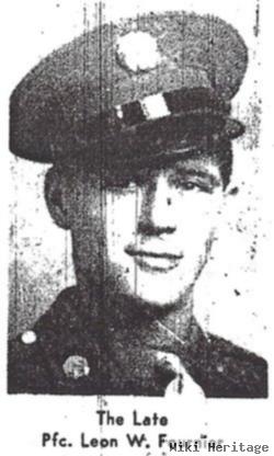 Pfc Leon Wilfred Fournier