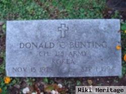 Donald C Bunting