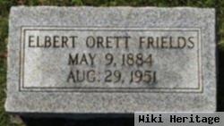 Elbert Orett Frields