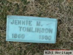 Jennie M Tomlinson