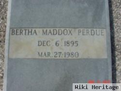 Bertha Maddox Perdue