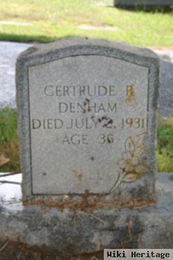 Gertrude P Denham