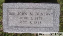 Rev John M. Dunlavy