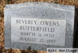 Beverly Owens Butterfield