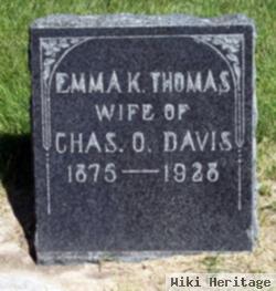 Emma K "kit" Thomas Davis